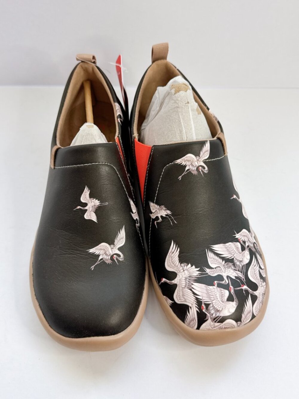 Women’s Size 9 UIN Crane In Dark Slip-On Shoes Black PU